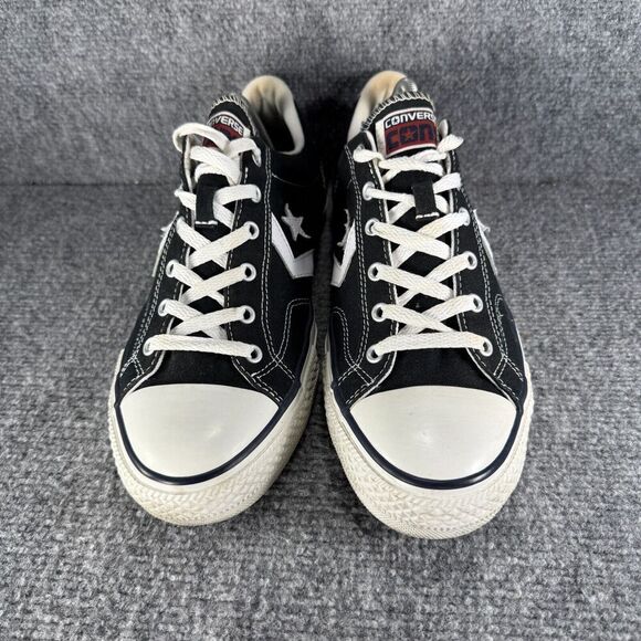 Converse Star Player 76 Mens 9.5 Shoes Black Low Top Casual Sneakers - Picture 2 of 12